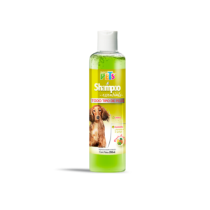 Shampoo essentials para perros para todo tipo de pelo con aroma a fruit crush