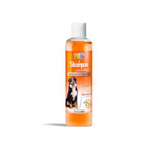 Shampoo essentials desinfectante para perros con aroma a cítricos